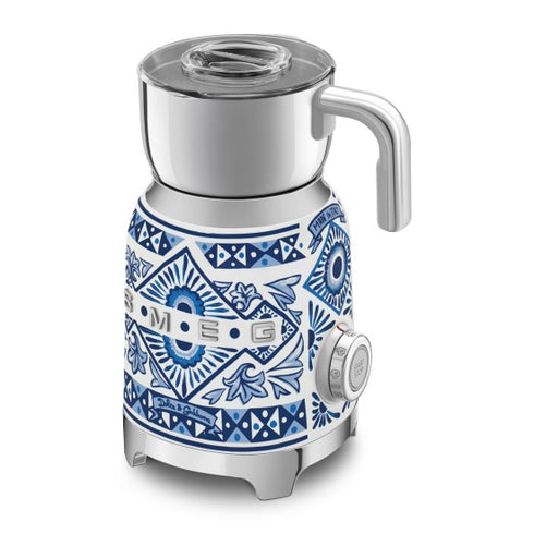 Smeg Milk Frother Dolce&Gabbana Blu Mediterraneo