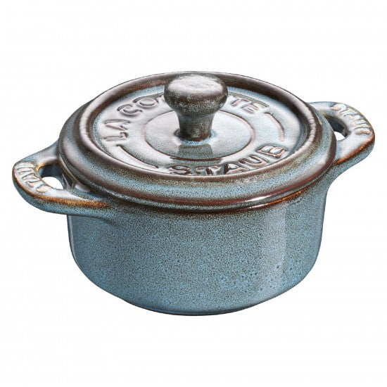 Staub Set 6 Mini Cocotte 10 Ancient Turquoise