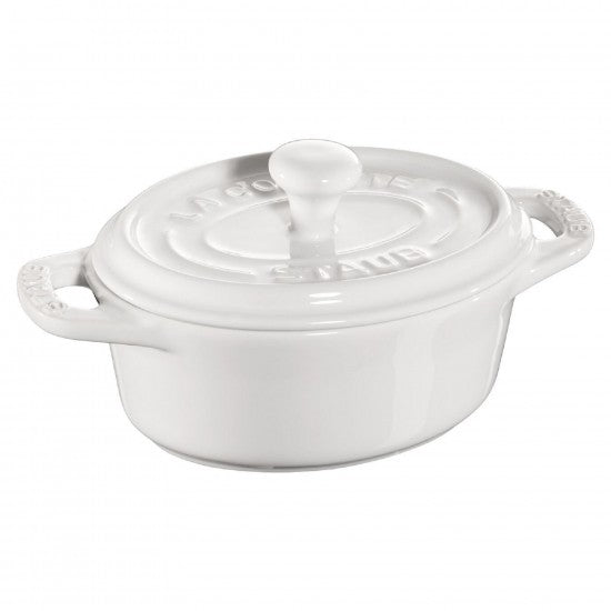 Staub Set 6 Mini Cocotte Oval 11 White