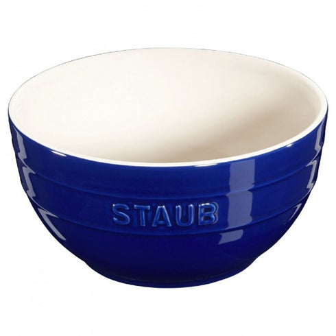 Staub Set 6 Round Bowl 17 Dark Blue