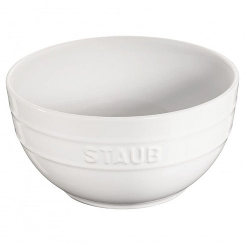 Staub Set 6 Round Bowl 17 White