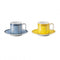 Swarovski x Rosenthal Signum Azure and Jonquil Espresso cup set 2 pieces