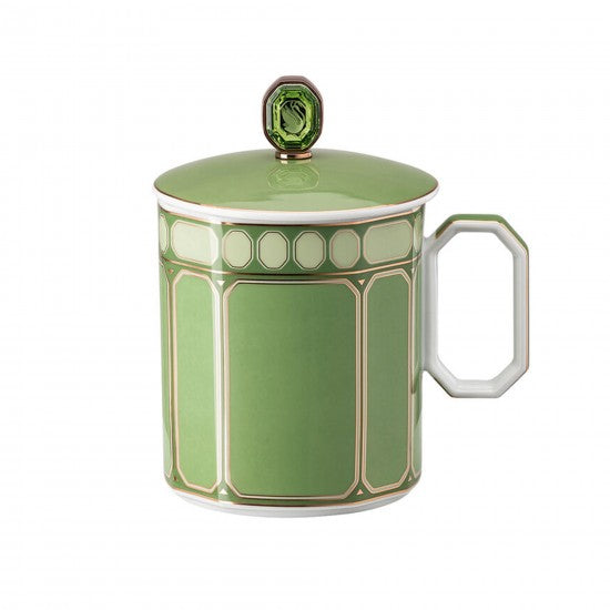 Swarovski x Rosenthal Signum Fern Mug with lid