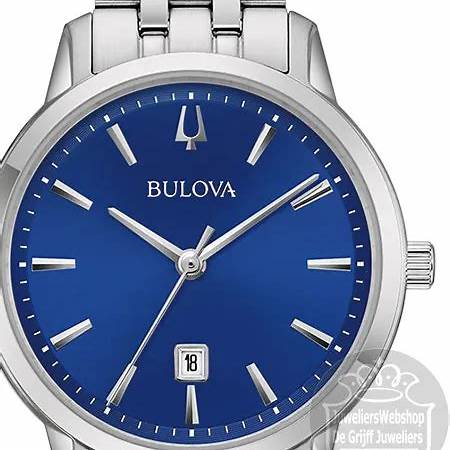 Bulova 96M166 Women's Classic Quartz Watch - 31mm Stainless Steel Case, Blue Dial, Stainless Steel Bracelet