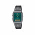 Casio AQ-230EGG-3AEF Orologio analogico-digitale unisex, quadrante verde, cinturino in acciaio inossidabile