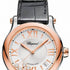 Chopard Happy Sport 36mm Automatic Women's Watch, Silver Dial, Rose Gold Bezel