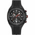 Certina ModCertina DS Eagle Chronograph GMT Reloj para hombre, esfera negra, correa de caucho