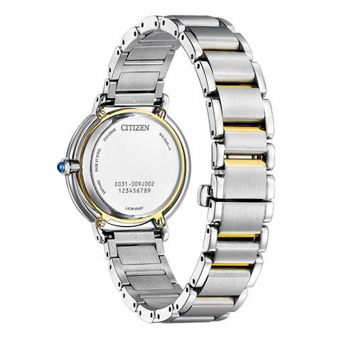 Citizen L EM1104-83D Women's Eco-Drive Watch - 31mm Mother of Pearl Dial, Two-Tone Stainless Steel Bracelet