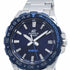 Casio Edifice EFV-120DB-2A Herren-Edelstahlarmbanduhr mit blauem Zifferblatt