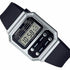 Casio A100WEF-1AEF Unisex Vintage Digital Watch, Silver-Tone Stainless Steel Band