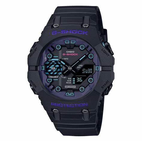 Casio G-SHOCK GA-B001CBR-1AER Herren Analog-Digitaluhr - Schwarzes Resinarmband