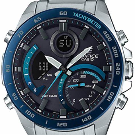 Casio Edifice ECB-900DB-1BER Men's Solar-Powered Bluetooth Chronograph Watch