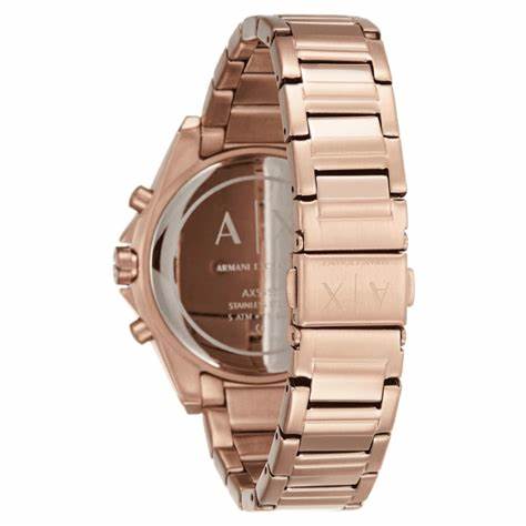 Armani Exchange AX5652 Women's Drexler Rose Gold-Tone Stainless Steel Watch