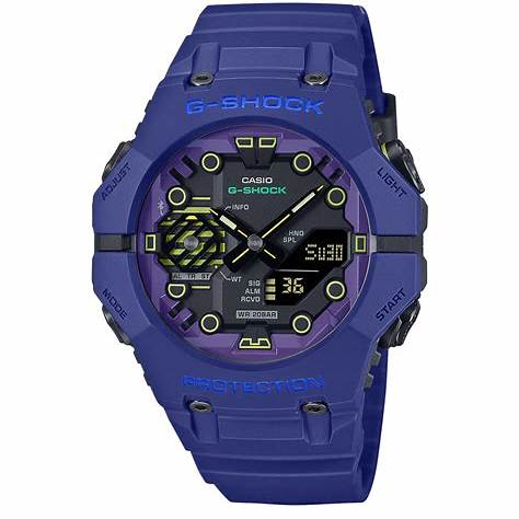 Casio G-SHOCK GA-B001CBR-2AER Reloj analógico digital para hombre - Correa de resina azul oscuro