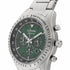 Citizen CA4600-89X Men's Eco-Drive Chronograph Watch - 43mm Green Dial, Stainless Steel Bracelet