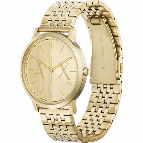 Reloj de hombre Armani Exchange AX2871 de acero inoxidable en tono dorado