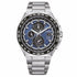 Citizen AT8238-84L Men's Eco-Drive Super Titanium Radio-Controlled Chronograph Watch - 43.5mm Blue Dial