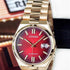 Citizen NJ0153-82X Men's Tsuyosa Automatic Watch, Red Dial, Gold-Tone Stainless Steel Bracelet