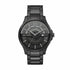 Reloj Automático para Hombre Armani Exchange AX2444 - Pulsera de Acero Inoxidable Negro, Esfera Negra