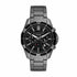 Armani Exchange AX1959 Men's Chronograph Watch - Gunmetal Stainless Steel Bracelet, Black Dial