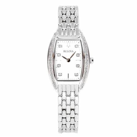 Bulova Classic Lady Diamond 96R244 Women's Watch, 26 Diamonds, 24.5mm