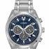 Citizen CA4010-58L Men's Eco-Drive Super Titanium Chronograph, Blue Dial, Titanium Bracelet