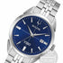 Bulova 96B425 Orologio automatico Sutton da uomo - Cassa in acciaio inossidabile da 41,5 mm, quadrante blu, bracciale in acciaio inossidabile