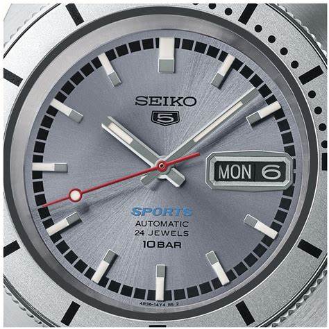 Seiko 5 Sports SRPL03K1 'Ash Blue' 1968 Recreation Limited Edition