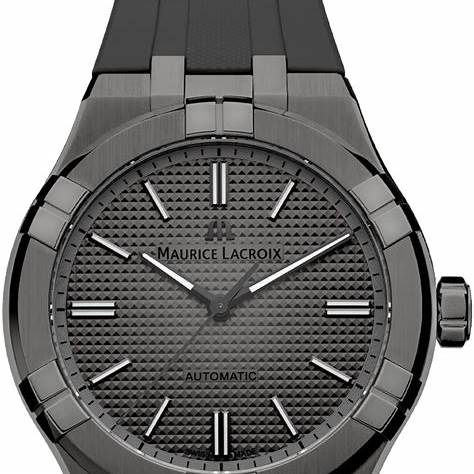 Maurice Lacroix AI6008-PVB00-330-2 Men's Aikon Automatic 42mm Gunmetal PVD Limited Edition Watch