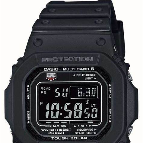 CASIO & VINTAGECasio G - Shock GW - M5610U - 1BER Men's Digital Watch - 43.2mm Black Dial, Resin StrapWATCHESEcecile