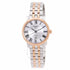 Tissot Carson Premium Automatic Lady T122.207.22.033.00 Women's Watch, Silver Dial, Two-Tone Stainless Steel Bracelet