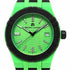 Maurice Lacroix AI2008-70070-300-0 Men's Aikon #Tide 40mm Watch, Green Dial, Black Rubber Strap