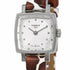 Tissot Lovely Square T058.109.17.036.00 Women's Quartz Watch, Silver Dial, Giraffe Pattern Strap