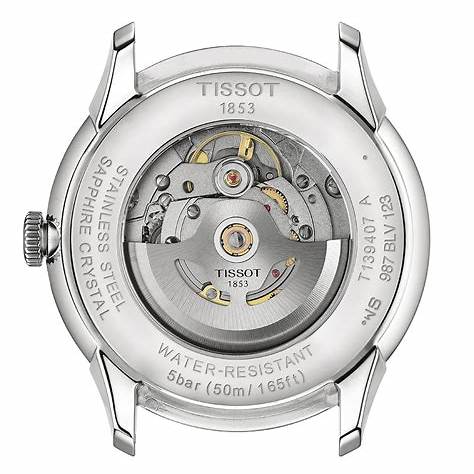 Tissot Chemin des Tourelles Powermatic 80 T139.407.11.091.00 Herren Automatikuhr, Grünes Zifferblatt, Edelstahlarmband