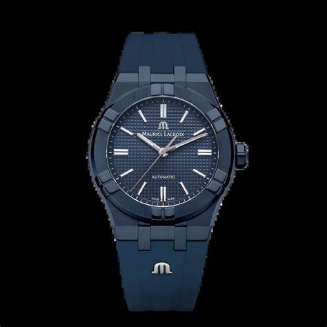 Maurice Lacroix AI6007-PVC00-430-4 Men's Aikon Automatic 39mm Blue PVD Limited Edition Watch