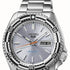 Seiko 5 Sports SRPK09K1 Men's Automatic Watch, Silver Dial, Stainless Steel Bracelet