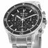 Bulova Marine Star 96B272 Men's Chronograph Watch - 45mm Stainless Steel Case, Black Dial, 200m Water Resistance