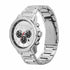 Armani Exchange AX1742 Men's Chronograph Watch - Silver Stainless Steel Bracelet, Silver Dial