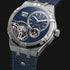 Maurice Lacroix AI6118-SS00E-430-C Men's Aikon Master Grand Date 45mm Watch, Blue Dial, Stainless Steel Bracelet