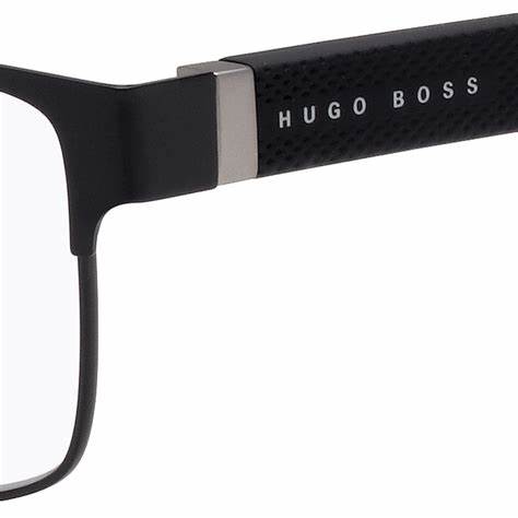 BOSS 1040 003 Men's Eyeglasses - Matte Black Frame, Rectangular Shape