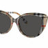 Burberry BE4407 4087/87 Women's Sunglasses - Vintage Check Frame, Dark Grey Lenses