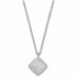 Swarovski 5017069 Tactic Crystal Pendant - Rhodium-Plated, Clear Crystal Pavé