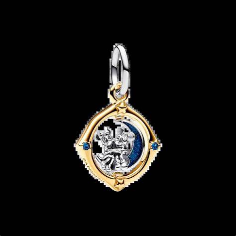 Pandora 762955C01 Colgante Disney Mickey & Minnie Spinning Moon - Bicolor
