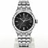 Maurice Lacroix AI6007-SS002-330-1 Men's Aikon Automatic 39mm Watch, Black Dial, Stainless Steel Bracelet