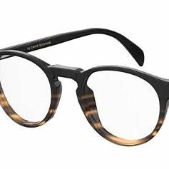 David Beckham DB 1026 0MY 46 Occhiali da vista unisex - Montatura marrone sfumata beige