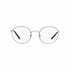 Dolce & Gabbana DG 1290 1305 50 Men's Eyeglasses - Matte Black and Pale Gold Metal Frame