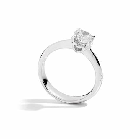 Recarlo R01SO001/044 Damen Solitär-Diamantring - 18K Weißgold, 0,44ct