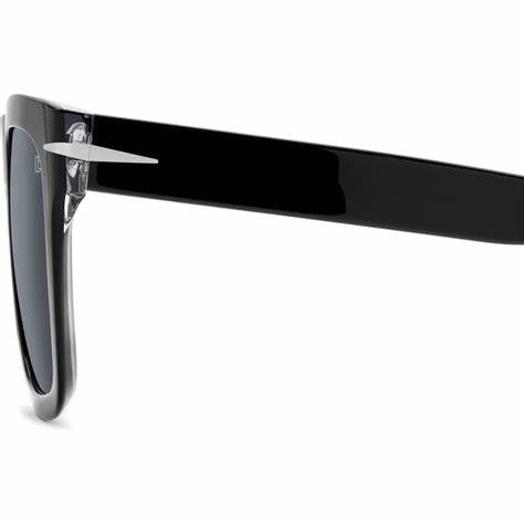 David Beckham DB 7000/S FLAT 7C5-IR 56 Sunglasses - Black Crystal Frame, Grey Lenses