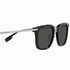 Burberry Peter BE4395 3001/87 Unisex Sunglasses - Black Frame, Dark Grey Lenses