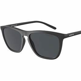 Arnette Fry AN4301 2758-87 Men's Sunglasses - Matte Black Frame, Dark Grey Lenses